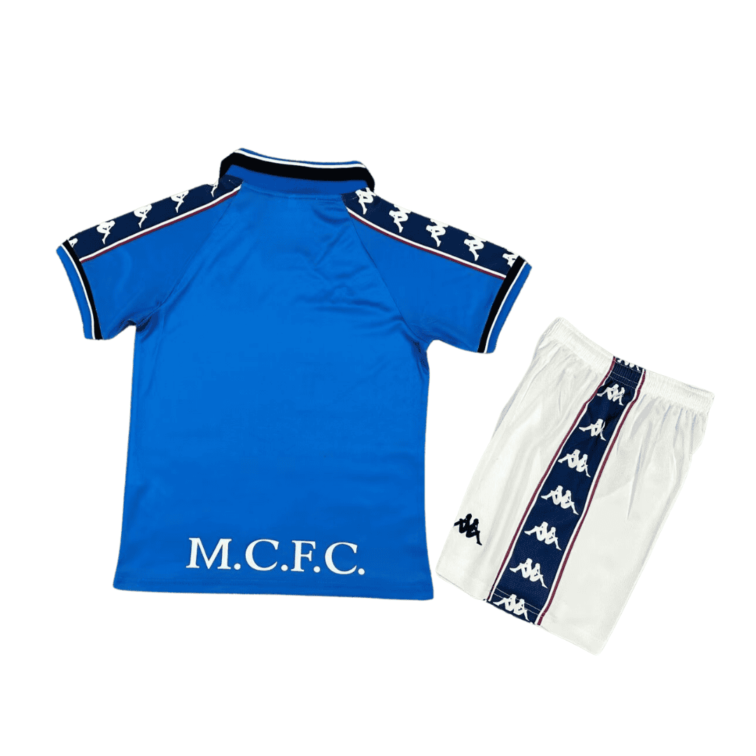 Manchester City Home 1997-1998 - KIDS SET - Image 2