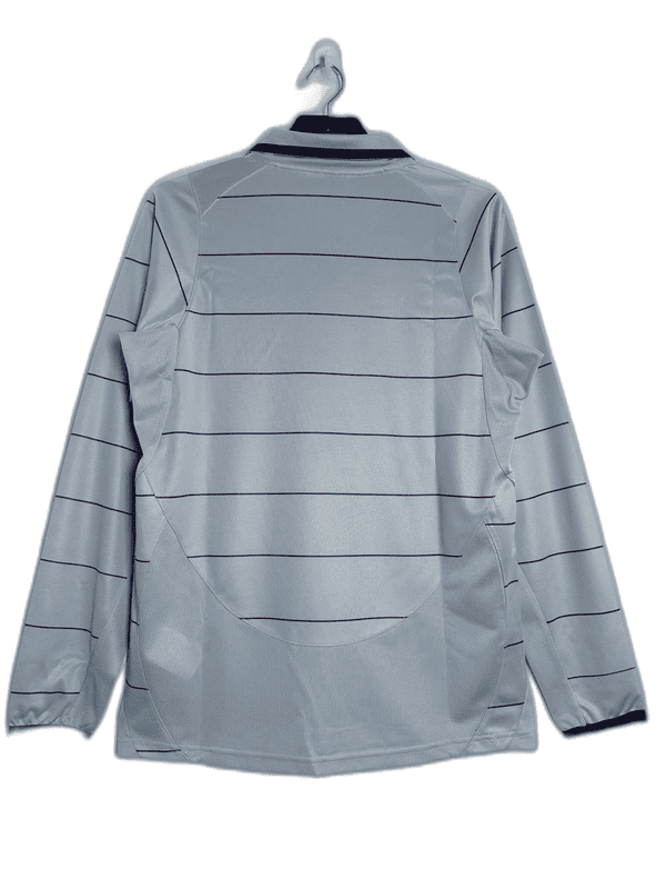 barcelona 03/04 ii away jersey long sleeve retro version