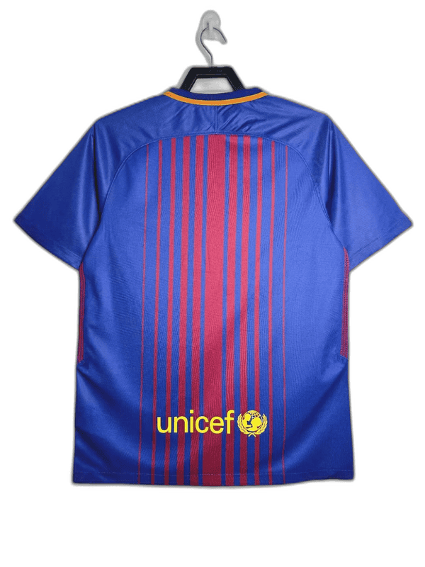 barcelona 17/18 i home jersey retro version