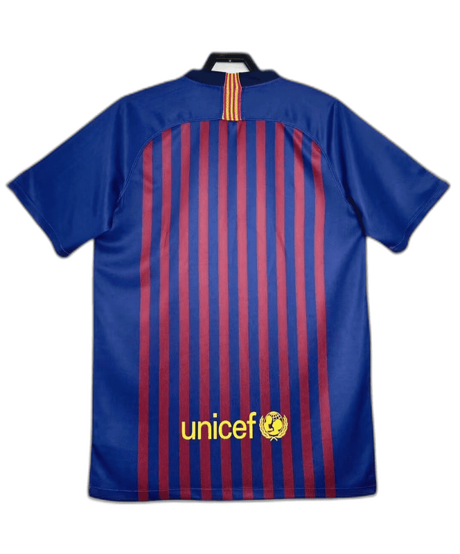 barcelona 18/19 i home jersey retro version