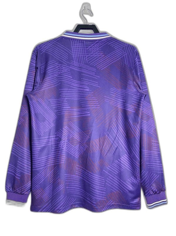 Fiorentina 92/93 I Home Jersey - Long Sleeve Retro Version - Image 2