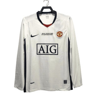 Manchester United 08/09 II Away Jersey - Long Sleeve Retro Version