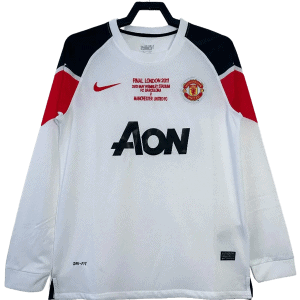 Manchester United 10/11 II Away Jersey - Long Sleeve Retro Version