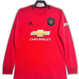 Manchester United 19/20 I Home Jersey - Long Sleeve Retro Version