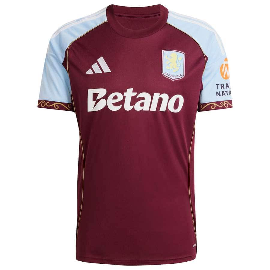 Aston Villa 25/26 Home Jersey - Fan Version