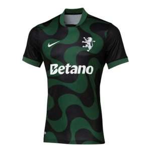 Sporting Lisbon 25/26 Away Black Jersey - Fan Version