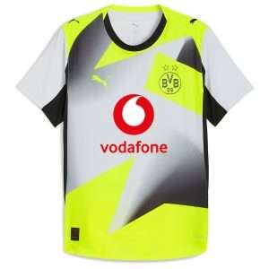 Borussia Dortmund 2025/26 Away Jersey - Player Version - Front View