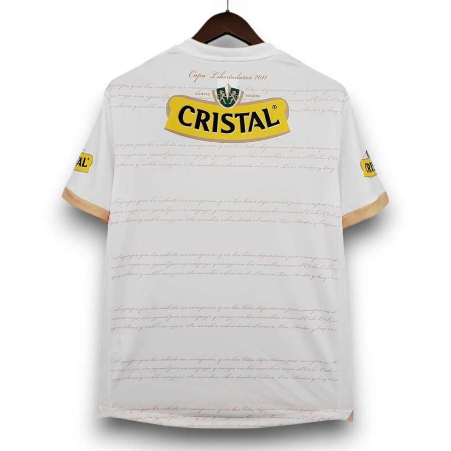 Colo Colo 2011 Home Jersey - Retro Version - Back View