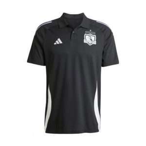 Colo Colo 2025/26 Black Polo Shirt - Men's - Front View