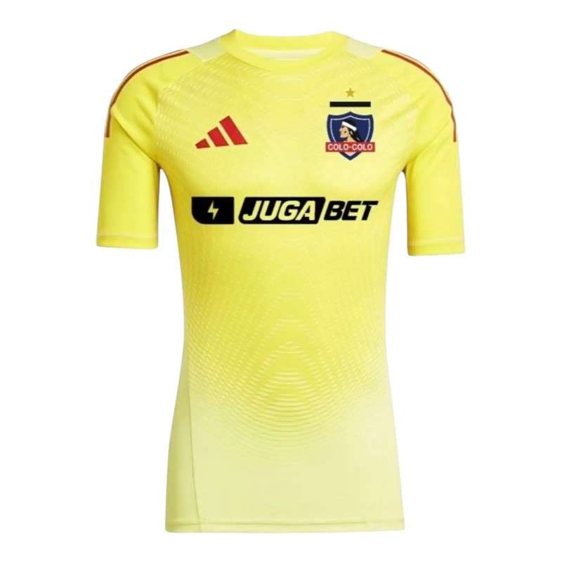 Colo Colo 2025/26 Yellow Goalkeeper Jersey - Fan Version - Front View