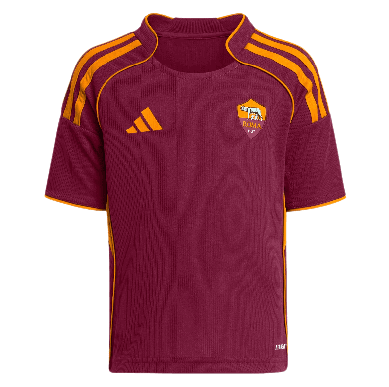 AS Roma 25/26 Home Jersey - Kids Kit - Image 2