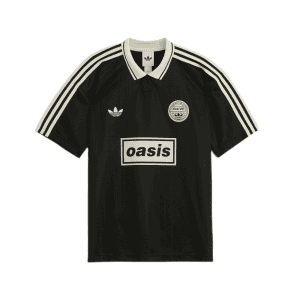 Adidas Originals x Oasis Tour Jacquard black Jersey - Front View