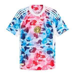 BAPE Men's Jersey - Pink - Player Version - Front View