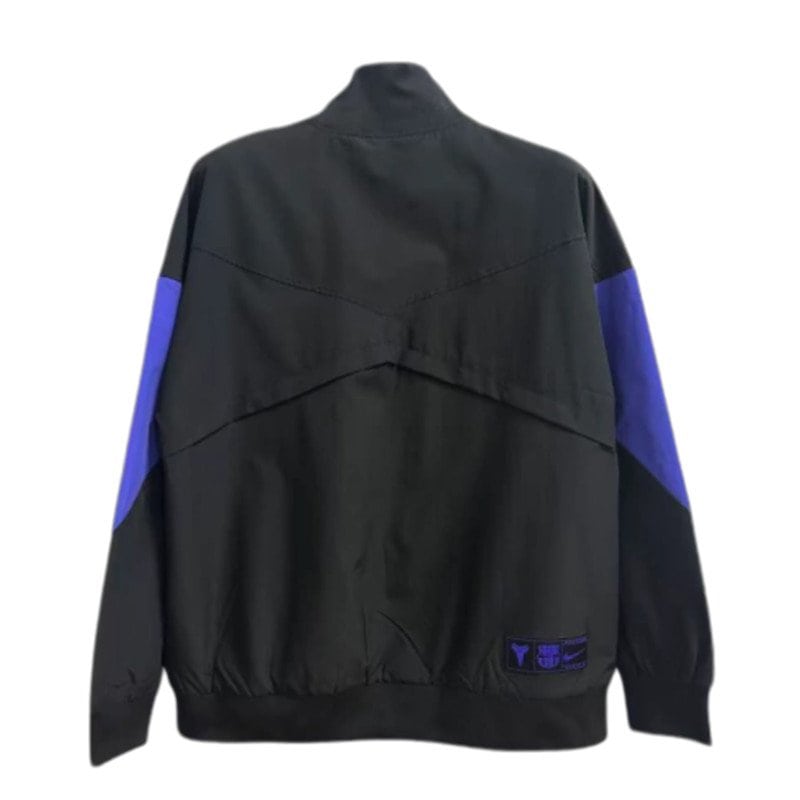 Barcelona 25/26 Black Windbreaker Jacket - Back View