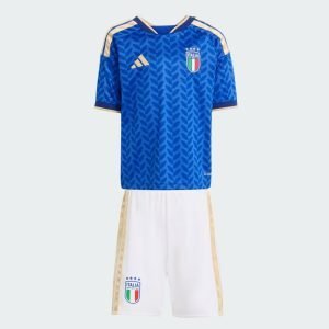 Italy 2026 Home Jersey - Kids Kit - Front View