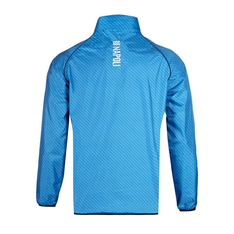 Napoli 25/26 Blue Windbreaker Jacket - Back View