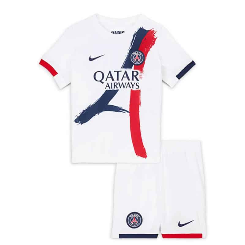 Paris Saint-Germain (PSG) 25/26 Away jersey - Kids Kit - Front View