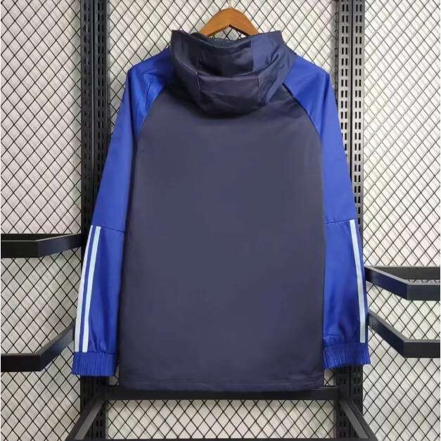 Universidad de Chile Training Windbreaker - Blue - Back View
