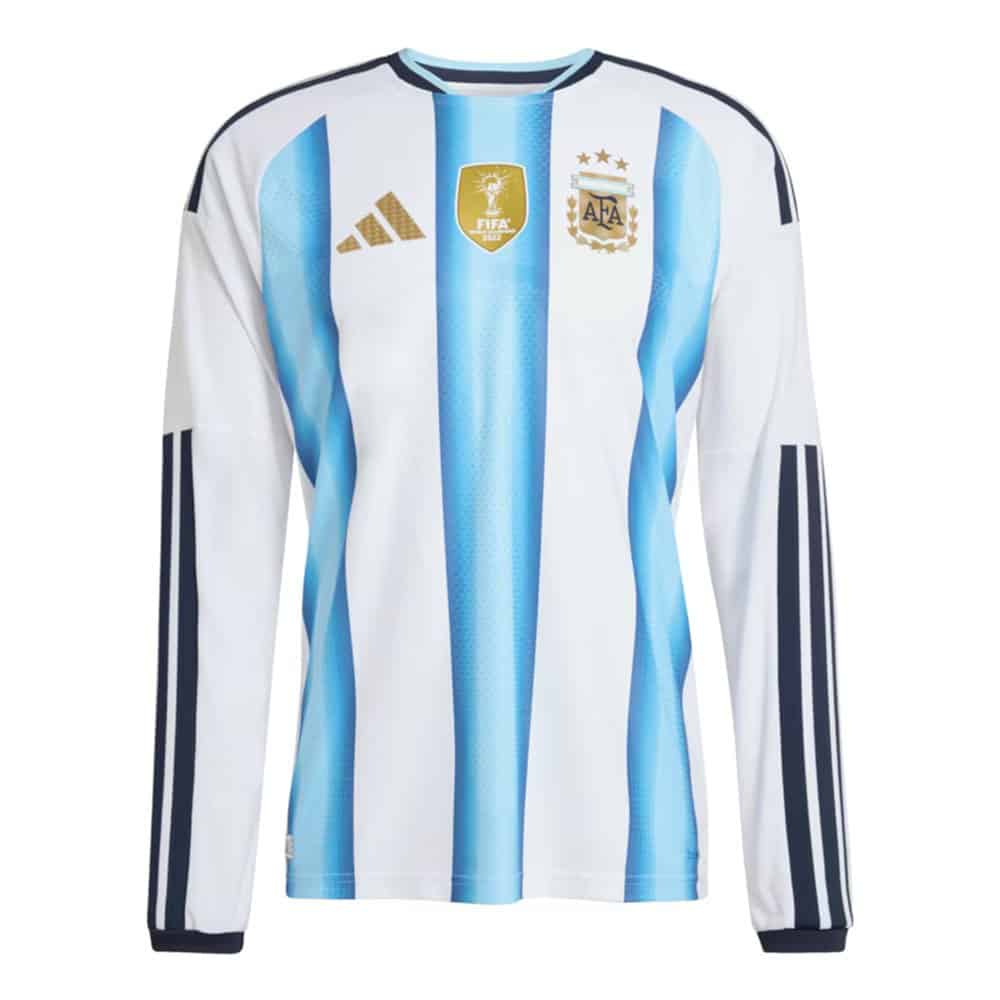 Argentina 2026 Home Jersey - Player Version - Long Sleeves - Front View