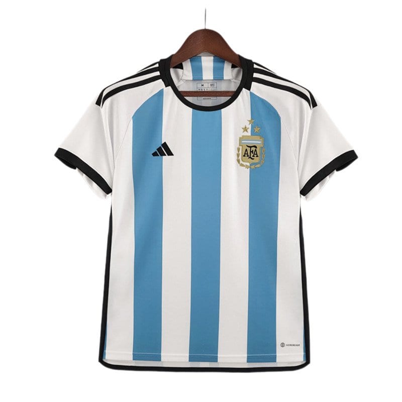 Argentina 22/23 3 Stars Home Jersey – Fan Version - Front View