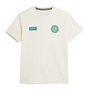 Celtic F.C. white cotton T-shirt - Front View