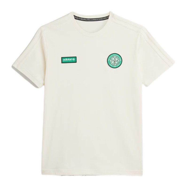 Celtic F.C. white cotton T-shirt - Front View