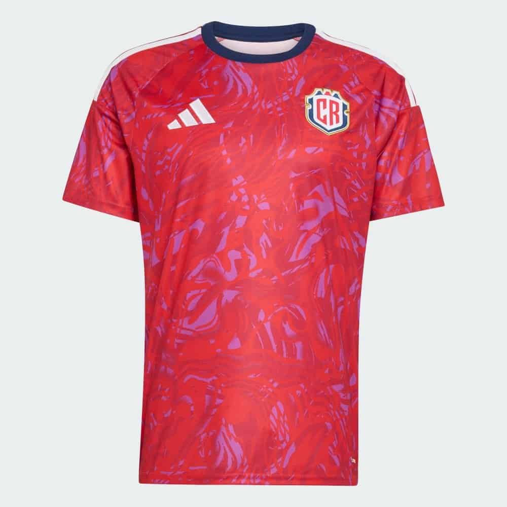 Costa Rica 2026 Home Jersey - Fan Version - Front View