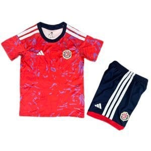 Costa Rica 2026 Home Jersey - Kids Kit - Front View