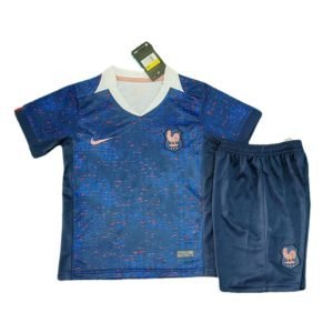 France 2025 Home Jersey - Kids Kit - Front View