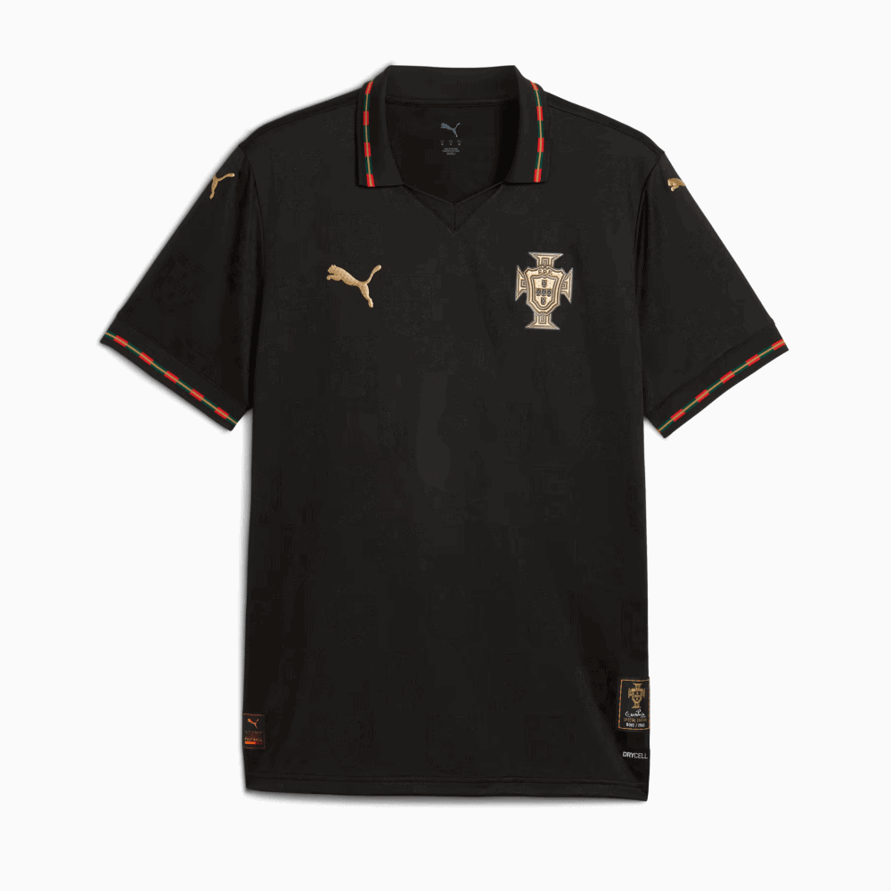 Portugal 25/26 Black Panther Special Jersey - Player Version - Front View