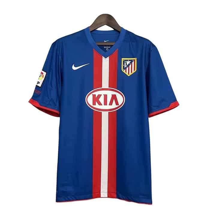 Atletico Madrid 10/11 Away Jersey - Retro Version - Front View