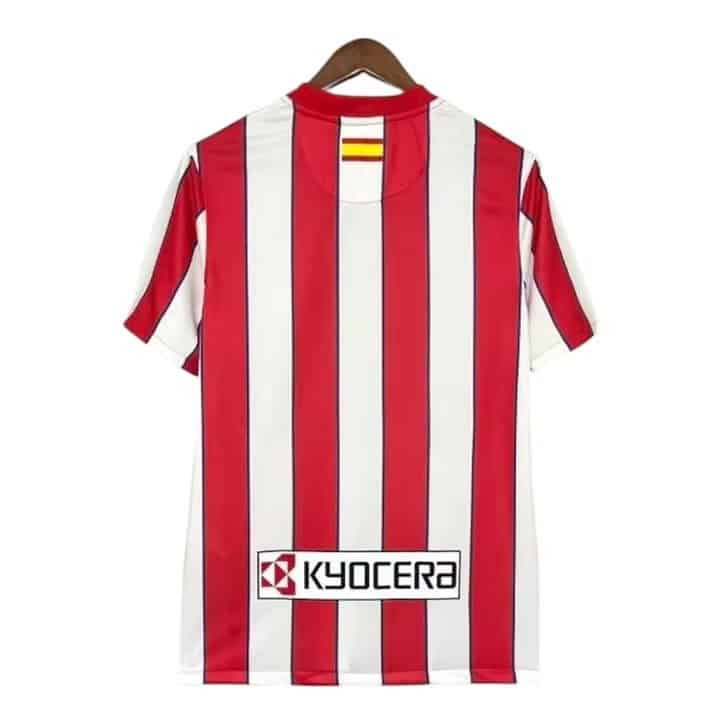 Atletico Madrid 11/12 Home Jersey - Retro Version - Back View