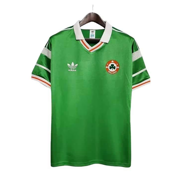 Ireland 1988 Home Jersey - Retro Version - Front View