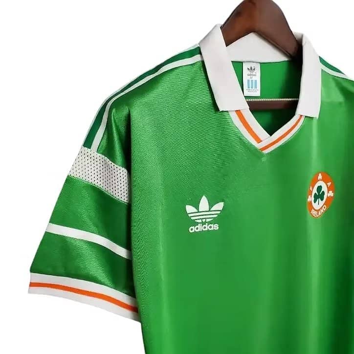 Ireland 1988 Home Jersey - Retro Version - Back View