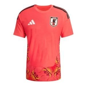 Japan 2026 Goalkeeper Red Jersey - Fan Version - Front View