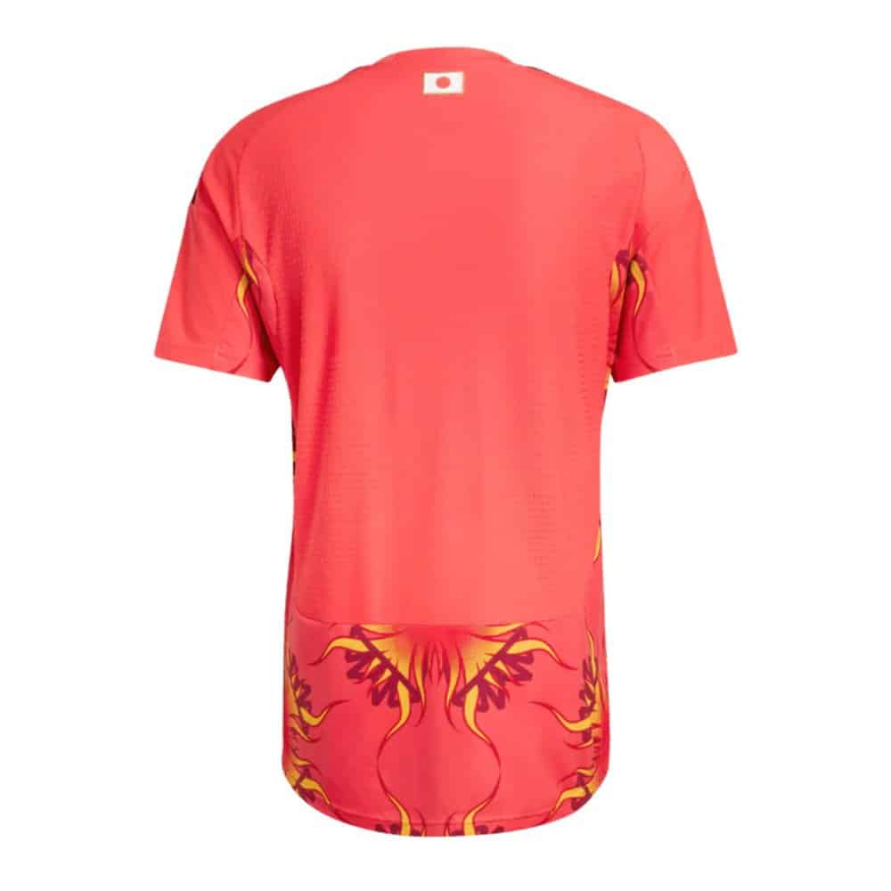 Japan 2026 Goalkeeper Red Jersey - Fan Version - Back View