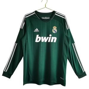 Real Madrid 12/13 Third Jersey - Long Sleeve Retro Version - Front View