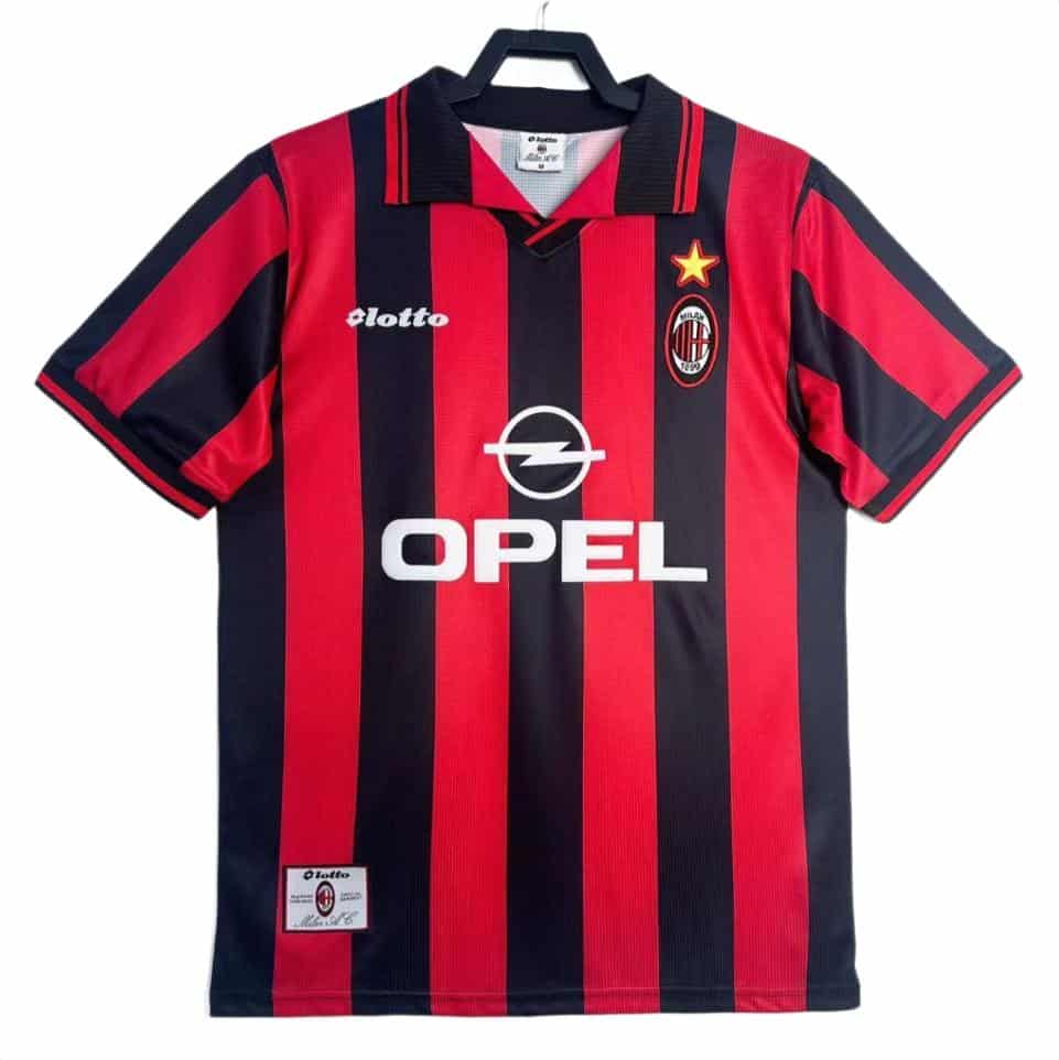 AC Milan 97/98 Home Jersey - Retro Version