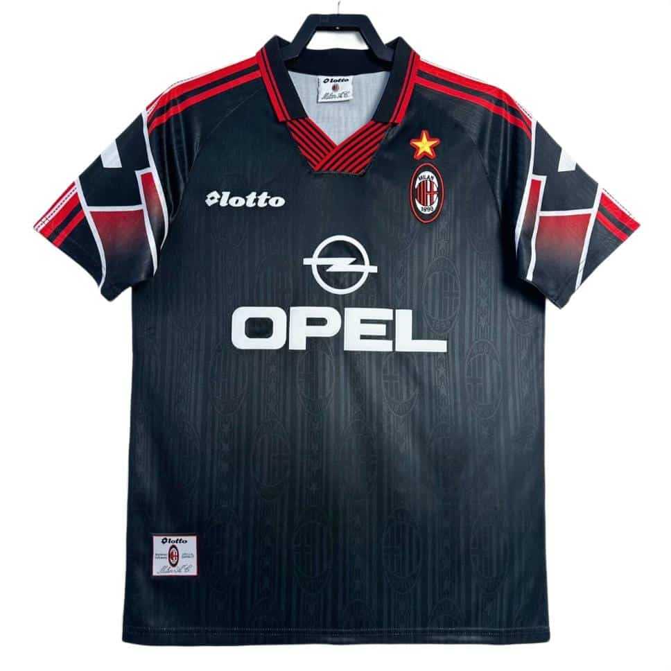 AC Milan 97/98 Special Black Jersey - Retro Version