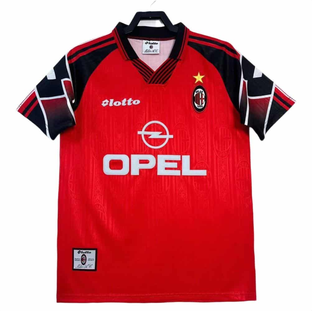 AC Milan 97/98 Special Red Jersey - Retro Version