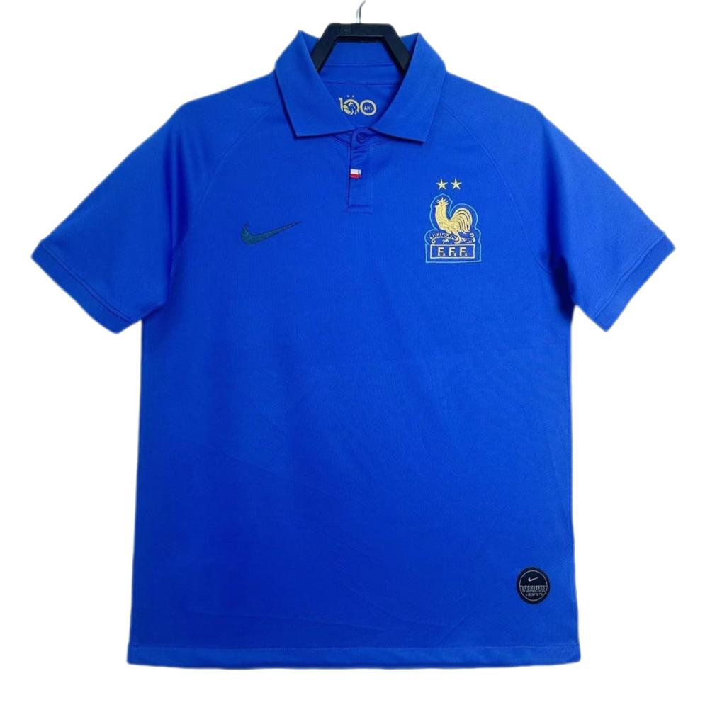 France 100th Anniversary Blue Jersey - Retro Version