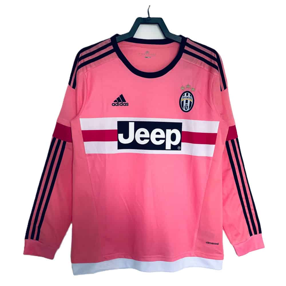 Juventus 15/16 Away Jersey - Long Sleeve Retro Version