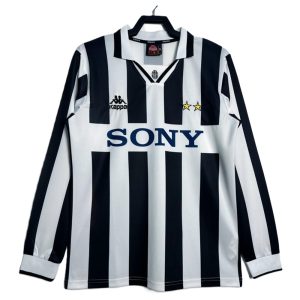 Juventus 95/97 Home Jersey - Long Sleeve Retro Version