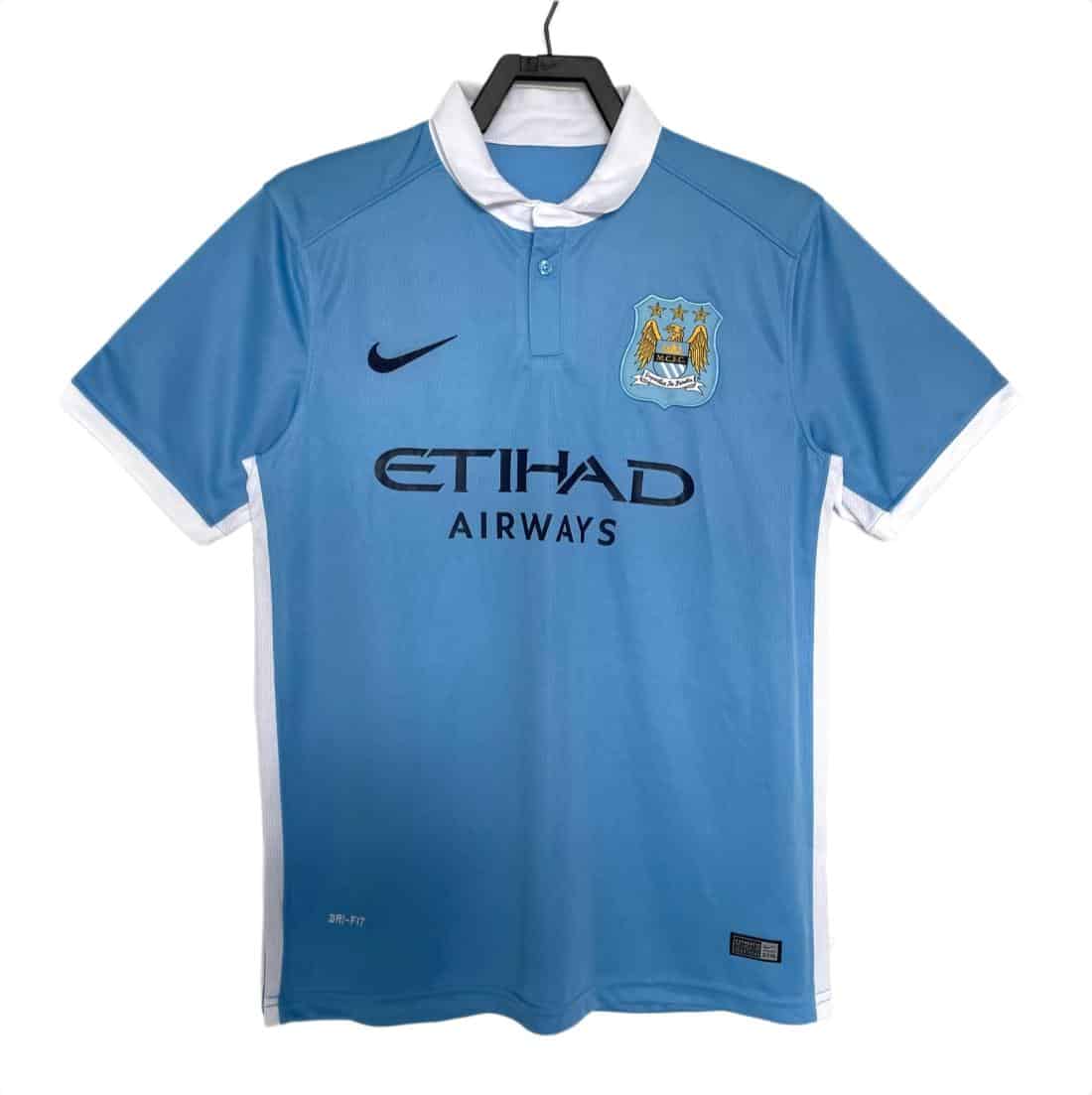 Manchester City 15/16 Home Jersey - Retro Version