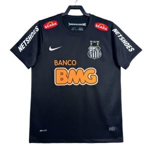 Santos 12/13 Black Jersey - Retro Version