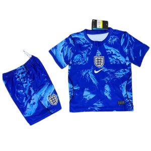 England 2026 Blue Goalkeeper Jersey - Kids Kit