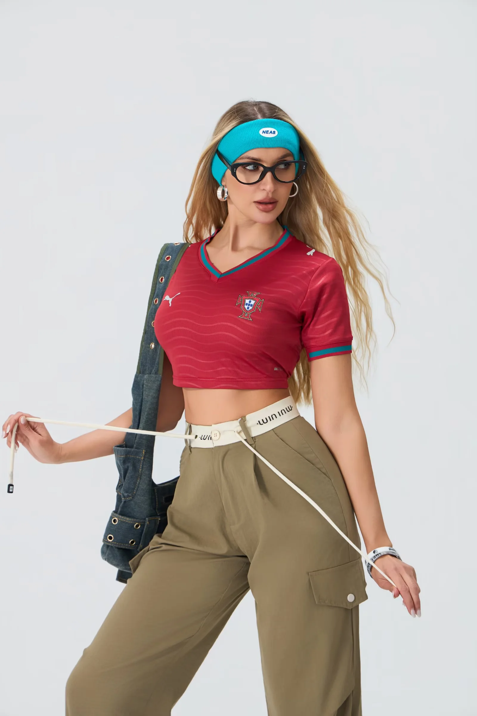 Portugal 2026 Home Cropped Jersey - Women's - Image 7