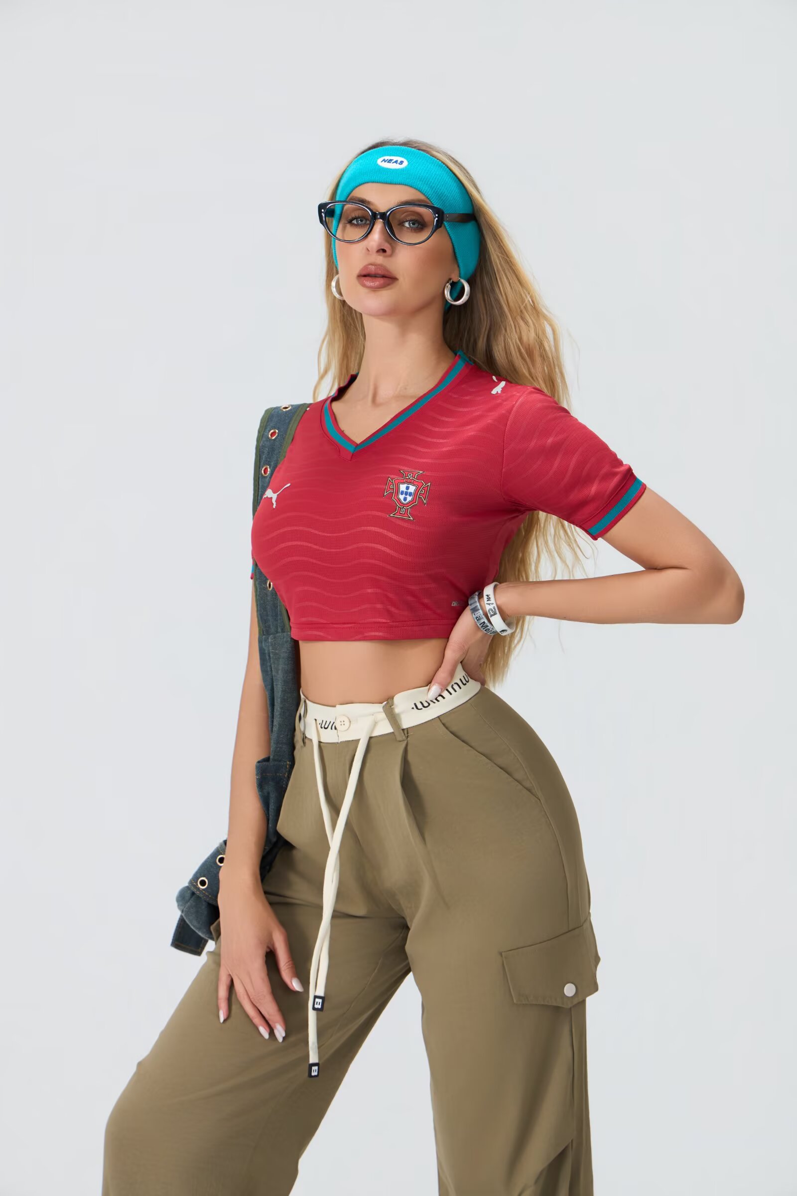 Portugal 2026 Home Cropped Jersey - Women's - Image 5