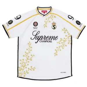 Supreme Floral Soccer Jersey - White