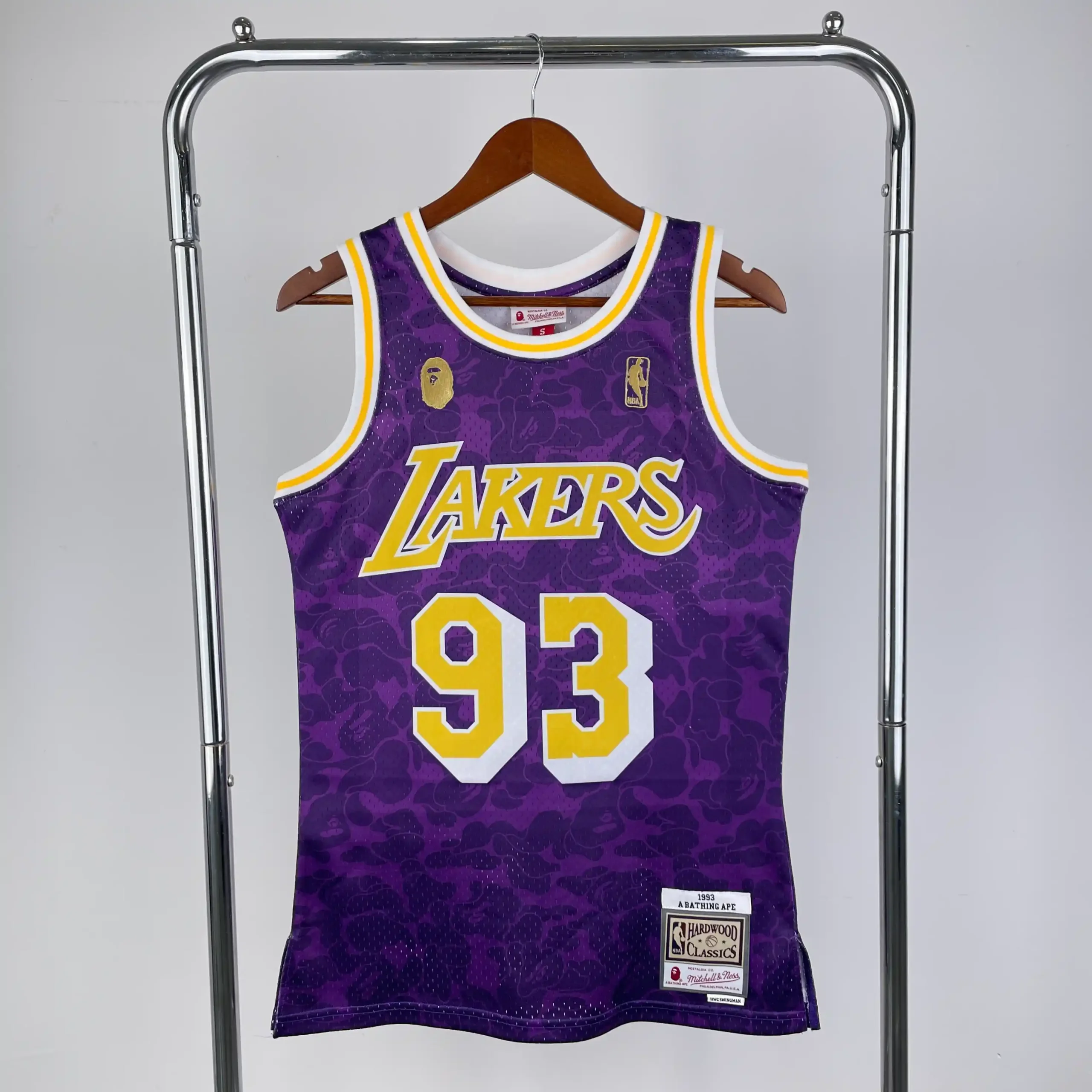 BAPE Collaboration Jersey - Lakers - Purple #93 Jersey